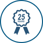 25 Years Of Experience icon