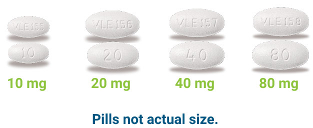 Dosing LIPITOR (atorvastatin Calcium) Pill Size