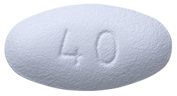 Dosing 40 Lipitor Atorvastatin Calcium Pill