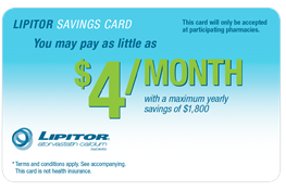 Learn How To Activate The Lipitor Atorvastatin Calcium Copay Savings Card