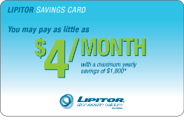 Lipitor (Atorvastatin Calcium) Savings Card Lipitor (Atorvastatin Calcium) Savings Card